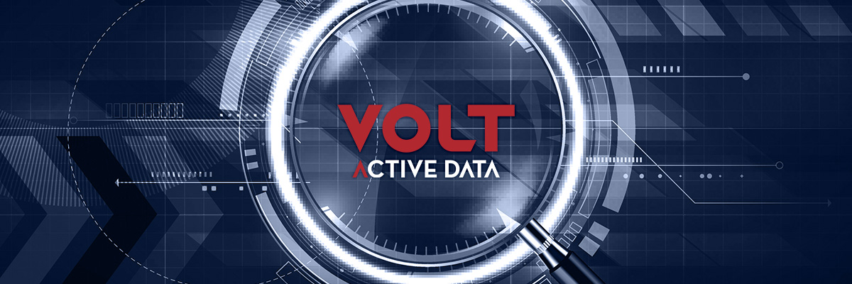 As of Today, We Are Volt Active Data